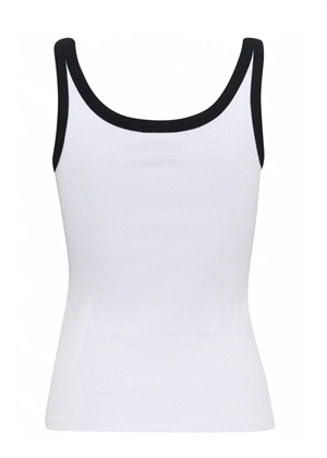 Drew contrast logo top Bright White Gestuz 